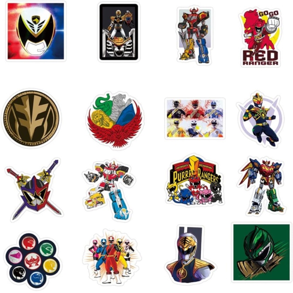 Power Ranger Stickers 50pc - Picture 4 of 5